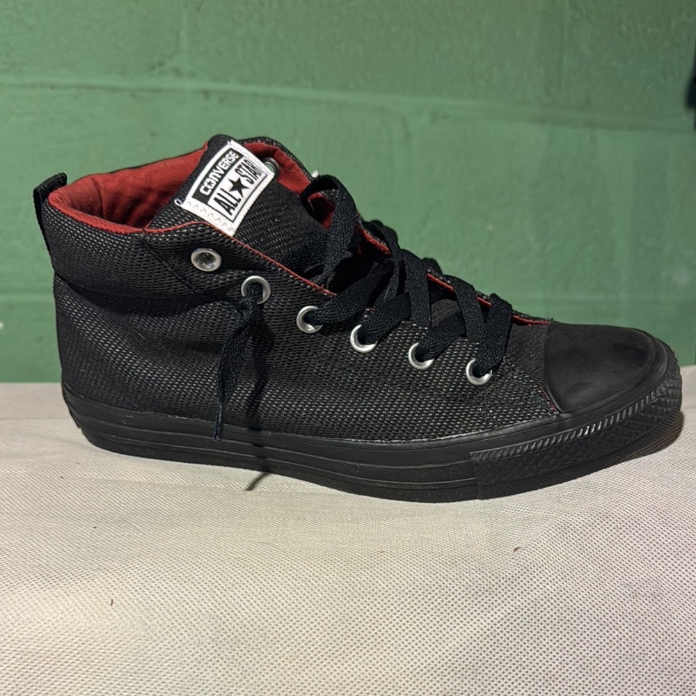 Converse Black and Red Sneakers